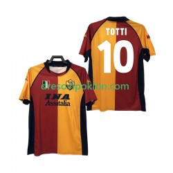 Roma Totti 10 2000-2001 Retro Dres Domaći Kratkih Rukava ,Muški