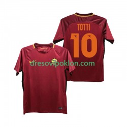 Roma Totti 10 2017-2018 Retro Dres Domaći Kratkih Rukava ,Muški