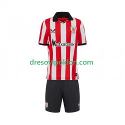 Athletic Bilbao Dres Domaći 2025-2026 Kratkih Rukava ,Dječji Komplet