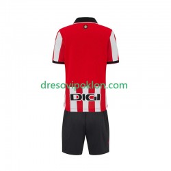 Athletic Bilbao Dres Domaći 2025-2026 Kratkih Rukava ,Dječji Komplet