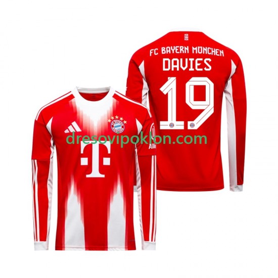 FC Bayern München Alphonso Davies 19 Dres Domaći 2025-2026 Dugim Rukavima ,Muški