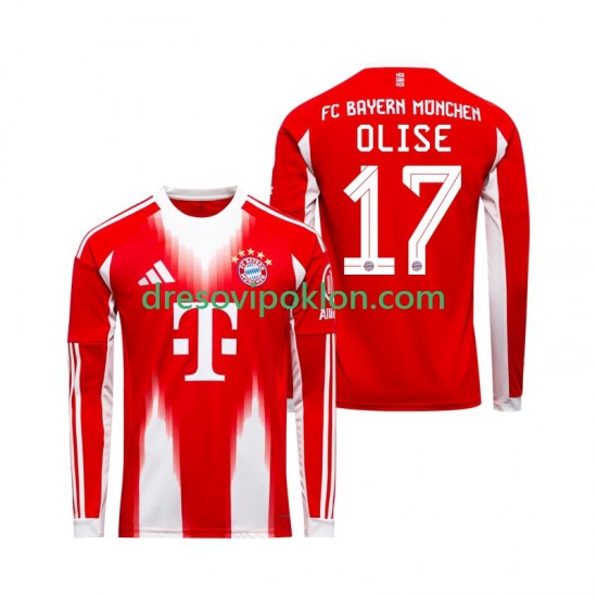 FC Bayern München Michael Olise 17 Dres Domaći 2025-2026 Dugim Rukavima ,Muški