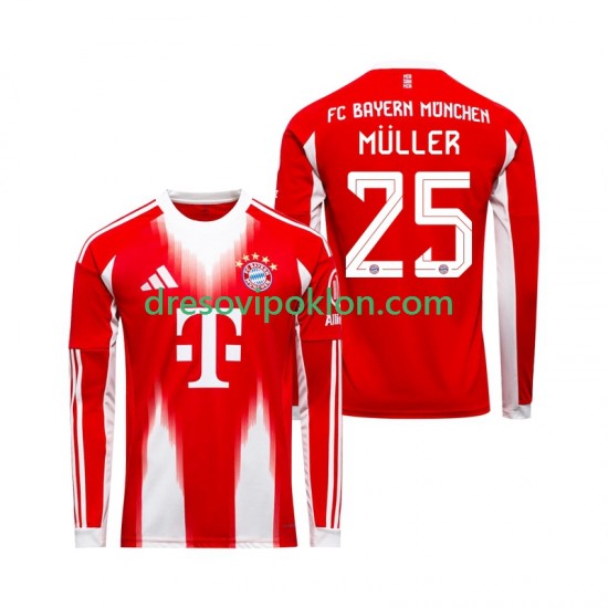 FC Bayern München Thomas Muller 25 Dres Domaći 2025-2026 Dugim Rukavima ,Muški