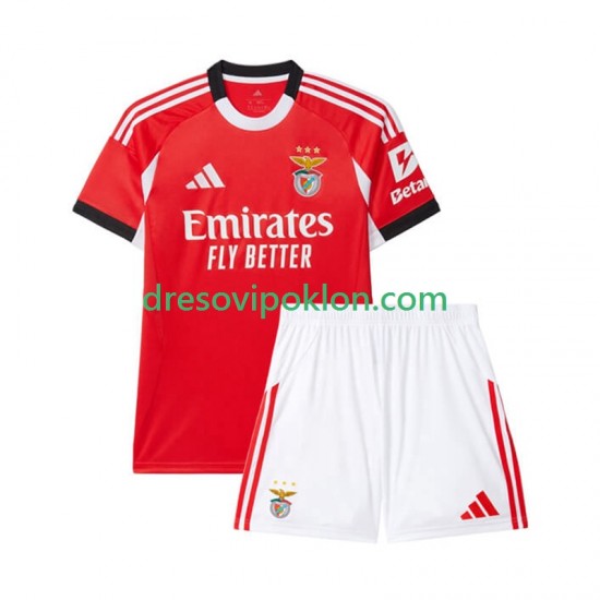 Benfica Dres Domaći 2025-2026 Kratkih Rukava ,Dječji Komplet
