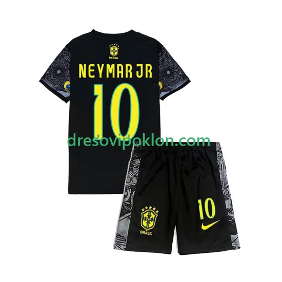 Brazil Neymar JR 10 Cheist the Redeemer Football Shirts Domaći 2024 Kratkih Rukava ,Dječji Komplet