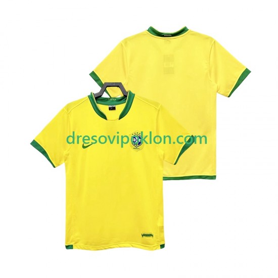 Brazil Retro Dres Domaći 2006 Kratkih Rukava ,Muški