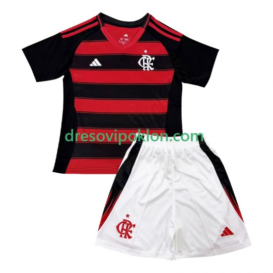 CR Flamengo Dres Domaći 2025-2026 Kratkih Rukava ,Dječji Komplet