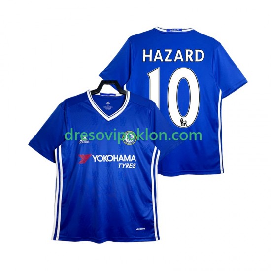 Chelsea HAZARD 10 2016-2017 Retro Dres Domaći Kratkih Rukava ,Muški