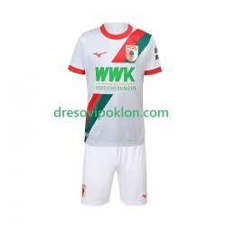 FC Augsburg Dres Domaći 2025-2026 Kratkih Rukava ,Dječji Komplet