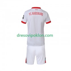 FC Augsburg Dres Domaći 2025-2026 Kratkih Rukava ,Dječji Komplet