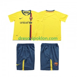 FC Barcelona 2009 Retro Dres Gostujući 2008 Kratkih Rukava ,Dječji Komplet