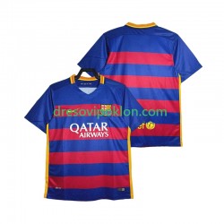 FC Barcelona 2015-2016 Retro Dres Domaći Kratkih Rukava ,Muški