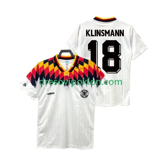 Njemačka KLINSMANN 18 Retro Dres Domaći 1994 Kratkih Rukava ,Muški
