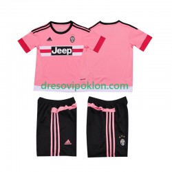 Juventus 2015 2016 Retro Dres Gostujući Kratkih Rukava ,Dječji Komplet