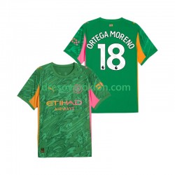 Manchester City Golmanski ORTEGA MORENO 18 Dres Domaći 2025-2026 Kratkih Rukava ,Muški