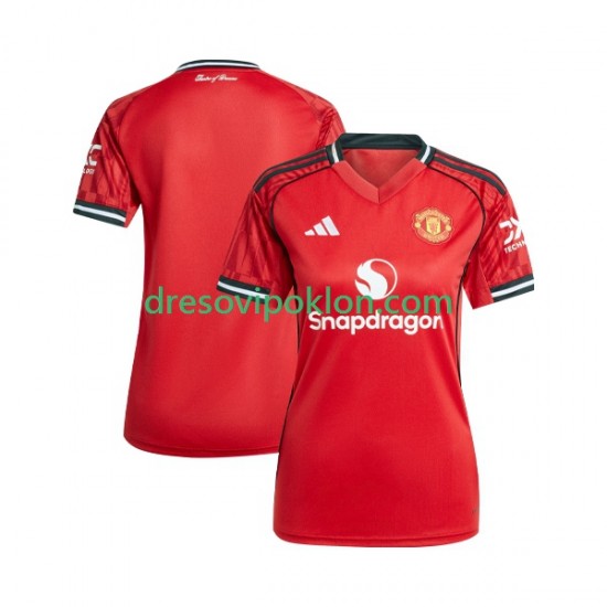 Manchester United Dres Domaći 2025-2026 Kratkih Rukava ,Ženski