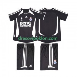 Real Madrid 2007 Retro Dres Gostujući 2006 Kratkih Rukava ,Dječji Komplet