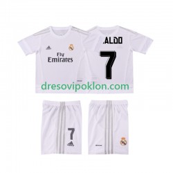 Real Madrid Cristiano Ronaldo 7 2015 2016 Retro Dres Domaći Kratkih Rukava ,Dječji Komplet
