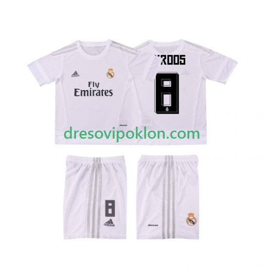 Real Madrid KROOS 8 2015 2016 Retro Dres Domaći Kratkih Rukava ,Dječji Komplet