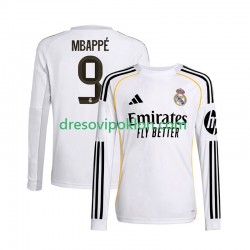 Real Madrid Mbappé Kylian 9 Dres Domaći 2025-2026 Dugim Rukavima ,Muški