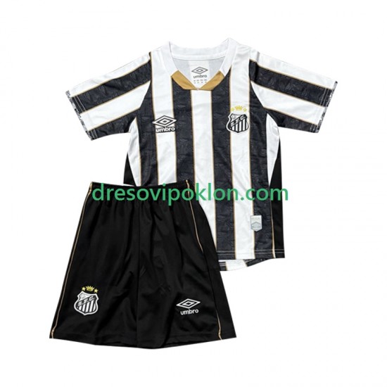 Santos FC Dres Gostujući 2025-2026 Kratkih Rukava ,Dječji Komplet