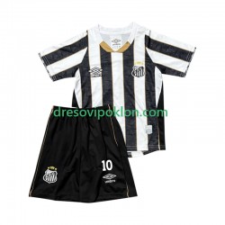 Santos FC Neymar JR 10 Dres Gostujući 2025-2026 Kratkih Rukava ,Dječji Komplet