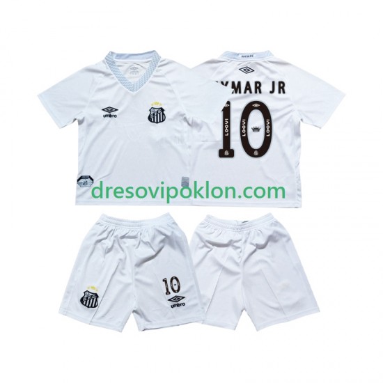 Santos FC Neymar JR 10 Dres Domaći 2025-2026 Kratkih Rukava ,Dječji Komplet