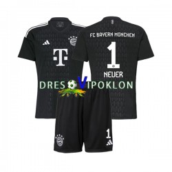 FC Bayern München Golmanski Manuel Neuer 1 Dres Domaći 2023-2024 Kratkih Rukava ,Dječji Komplet
