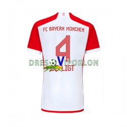 FC Bayern München Matthijs de Ligt 4 Dres Domaći 2023-2024 Kratkih Rukava ,Muški