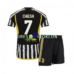 Juventus Federico Chiesa 7 Dres Domaći 2023-2024 Kratkih Rukava ,Dječji Komplet