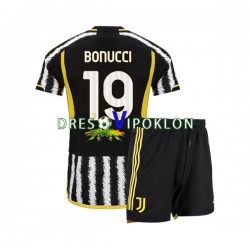 Juventus Leonardo Bonucci 19 Dres Domaći 2023-2024 Kratkih Rukava ,Dječji Komplet