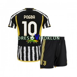 Juventus Paul Pogba 10 Dres Domaći 2023-2024 Kratkih Rukava ,Dječji Komplet