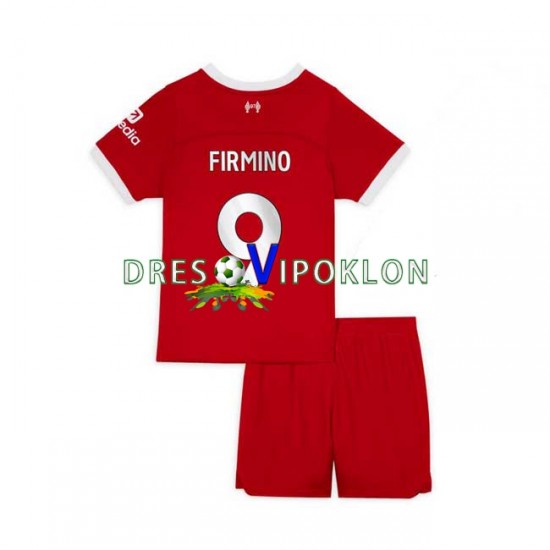 Liverpool Roberto Firmino 9 Dres Domaći 2023-2024 Kratkih Rukava ,Dječji Komplet