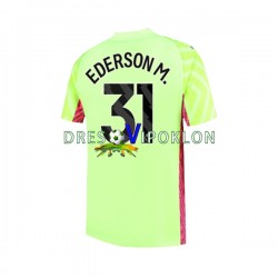Manchester City Golmanski Ederson Moraes 31 Dres Treći 2023-2024 Kratkih Rukava ,Muški