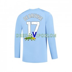 Manchester City Kevin De Bruyne 17 Dres Domaći 2023-2024 Dugim Rukavima ,Muški