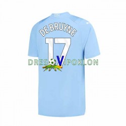 Manchester City Kevin De Bruyne 17 Dres Domaći 2023-2024 Kratkih Rukava ,Muški