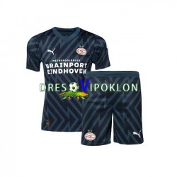 PSV Eindhoven Golmanski Dres Treći 2023-2024 Kratkih Rukava ,Dječji Komplet