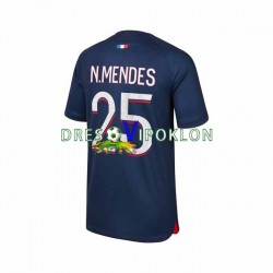 Paris Saint-Germain N.Mendes 25 Dres Domaći 2023-2024 Kratkih Rukava ,Muški