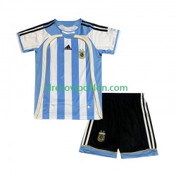 Argentina Retro Dres Domaći 2006 Kratkih Rukava ,Dječji Komplet