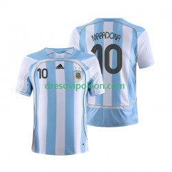 Argentina Maradona 10 Retro Dres Domaći 2006 Kratkih Rukava ,Muški
