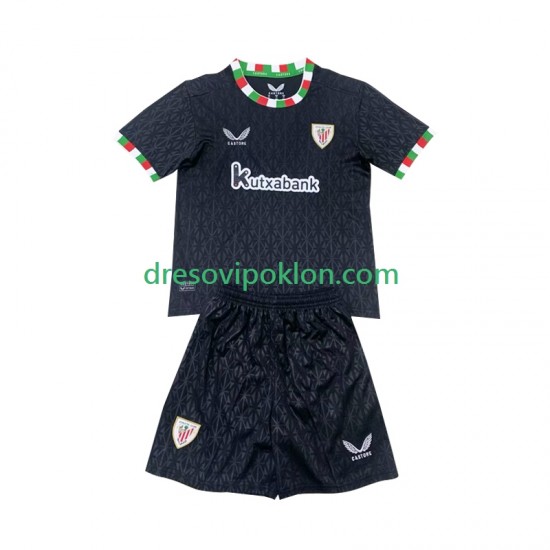 Athletic Bilbao Dres Četvrti 2024-2025 Kratkih Rukava ,Dječji Komplet