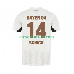 Bayer 04 Leverkusen Patrik Schick 14 Dres Gostujući 2024-2025 Kratkih Rukava ,Muški