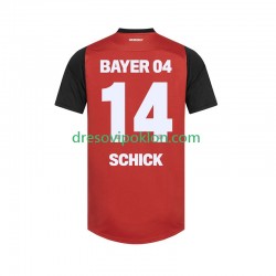 Bayer 04 Leverkusen Patrik Schick 14 Dres Domaći 2024-2025 Kratkih Rukava ,Muški
