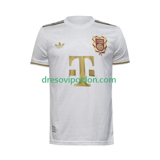 FC Bayern München 125th Anniversary Bijela Dres Domaći 2024-2025 Kratkih Rukava ,Muški