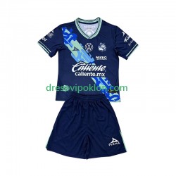 Club Puebla Dres Gostujući 2024-2025 Kratkih Rukava ,Dječji Komplet