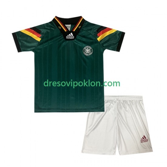 Njemačka 1992 Retro Dres Gostujući Kratkih Rukava ,Dječji Komplet