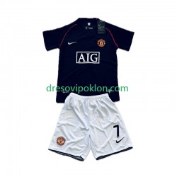 Manchester United Cristiano Ronaldo 7 2007 Retro Dres Gostujući 2008 Kratkih Rukava ,Dječji Komplet