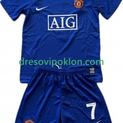 Manchester United Cristiano Ronaldo 7 2009 Retro Dres Treći 2008 Kratkih Rukava ,Dječji Komplet