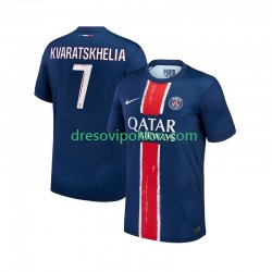 Paris Saint-Germain Khvicha Kvaratskhelia 7 Dres Domaći 2024-2025 Kratkih Rukava ,Muški