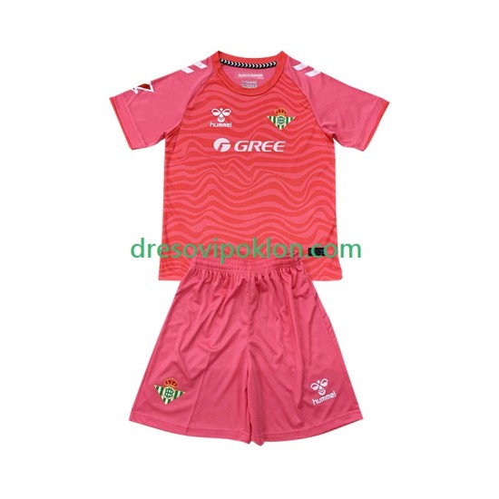 Real Betis Golmanski Dres Četvrti 2024-2025 Kratkih Rukava ,Dječji Komplet